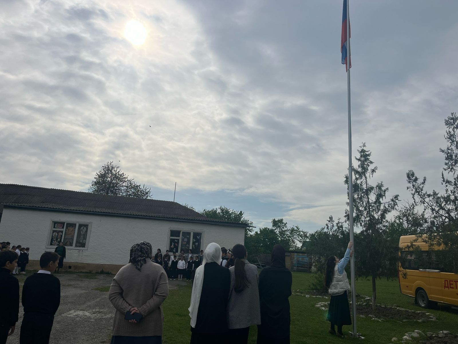 Поднятие флага 21.04.2025г..